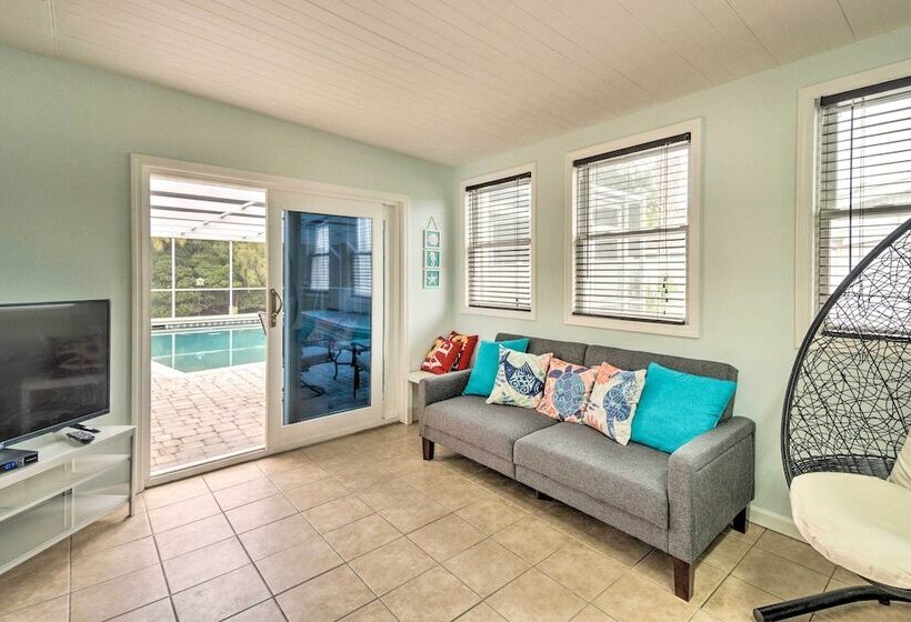 Home W/ Dock, Pool, Kayaks: Walk To Palma Sola Bay