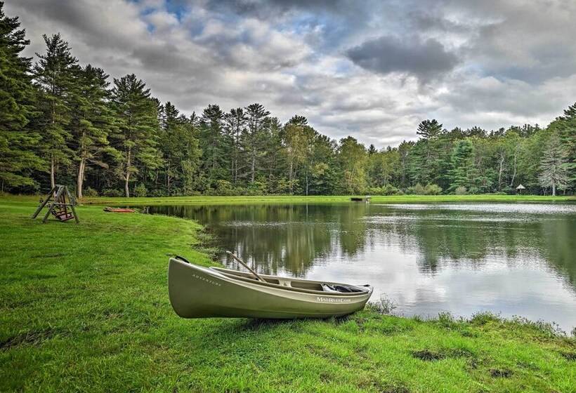 Lakefront Oneonta Estate W/ Fire Pit + Deck!