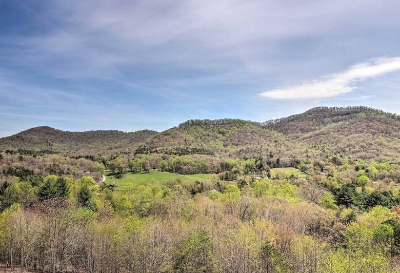 Mountain Refuge W/ View, 12 Mi To Asheville!