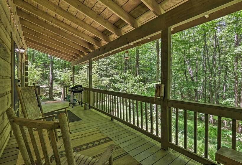 The Bird Sanctuary Fire Pit, Gas Grill & Hammock