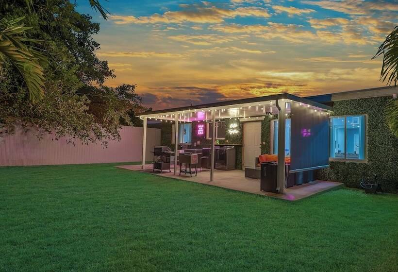 דירת נופש Unique Escape Gameroom! Bar, Bbq, Spacious, And Near Beach