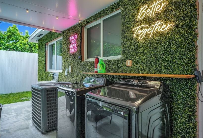 דירת נופש Unique Escape Gameroom! Bar, Bbq, Spacious, And Near Beach