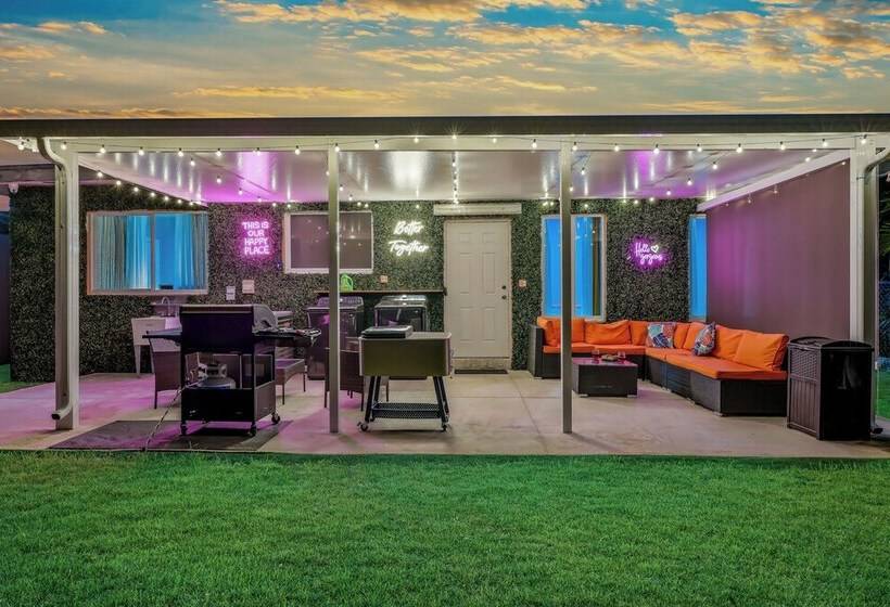 דירת נופש Unique Escape Gameroom! Bar, Bbq, Spacious, And Near Beach