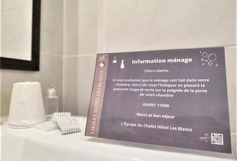 تختخواب و صبحانه Chalet Hôtel Les Blancs