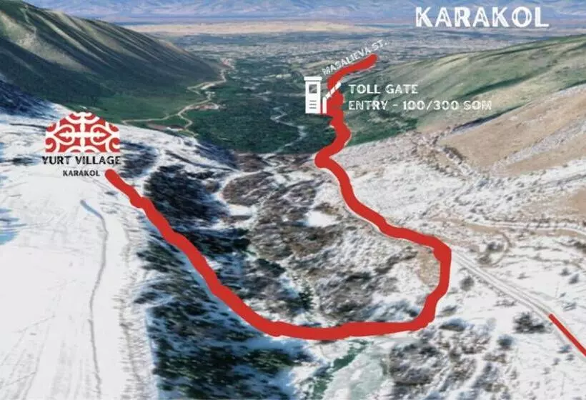 استراحتگاه Karakol Yurt Village