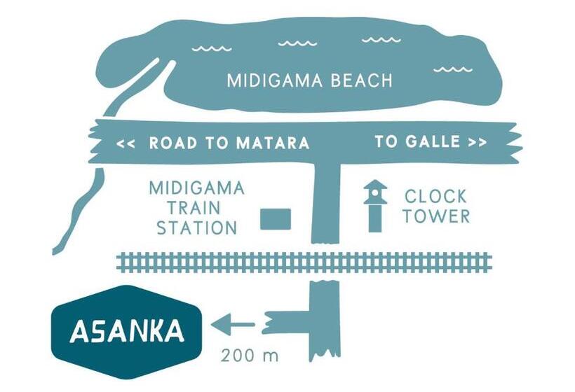 بنسيون Asanka Surf House & Resturant