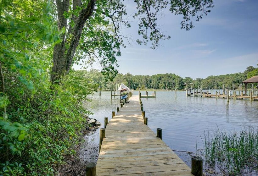 Virginia Retreat On Wicomico River W/ Dock!