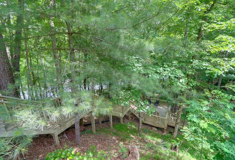 Hayesville River Run Home On Hiwassee River!