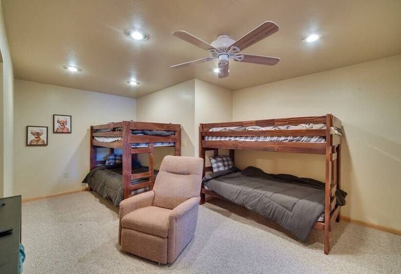 Lakefront Birchwood House W/ Deck + Fire Pit!