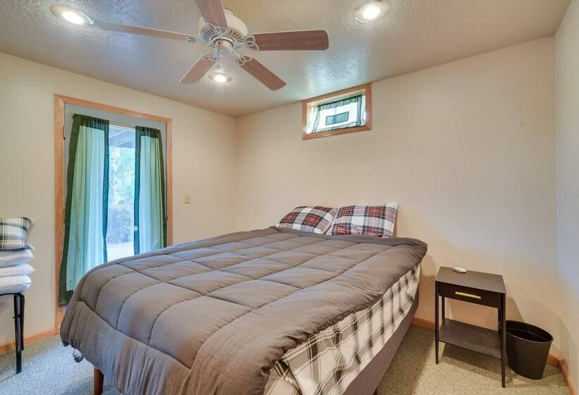 Lakefront Birchwood House W/ Deck + Fire Pit!