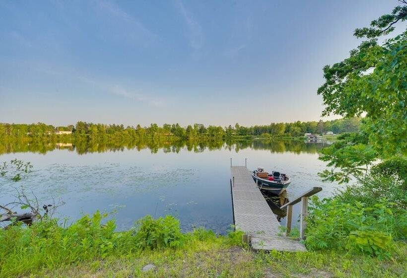 Lakefront Birchwood House W/ Deck + Fire Pit!