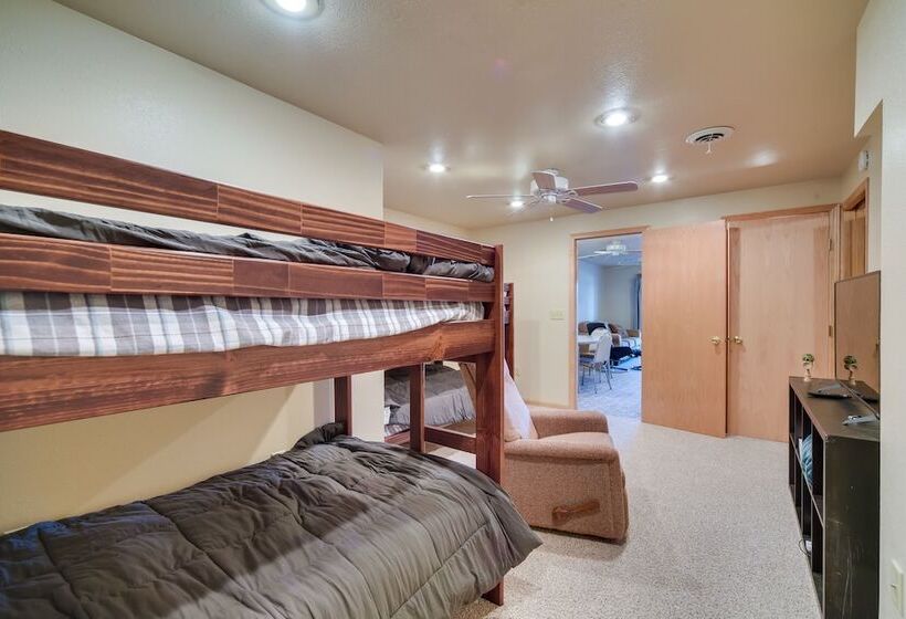 Lakefront Birchwood House W/ Deck + Fire Pit!