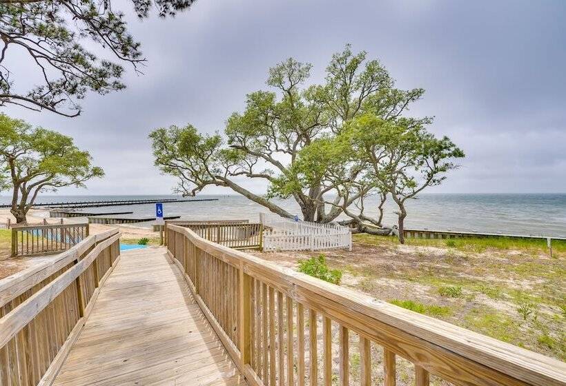 Waterfront Outer Banks Home W/ Beach Access