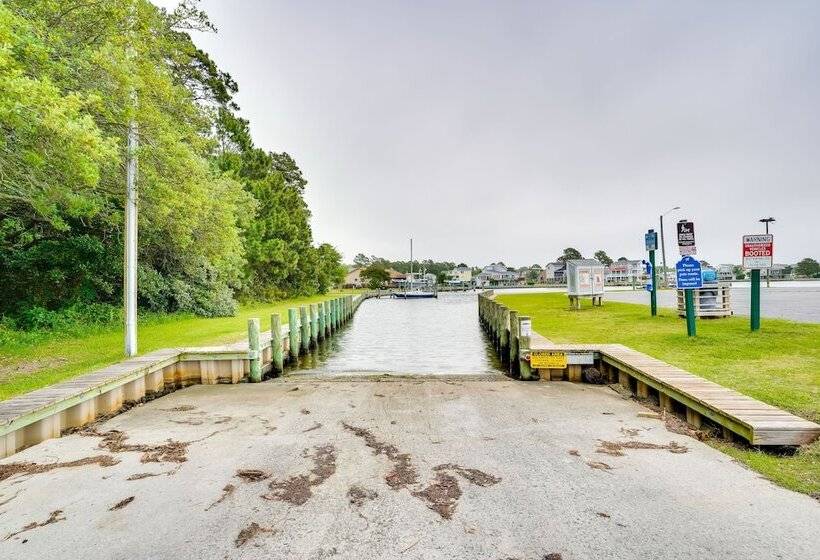Waterfront Outer Banks Home W/ Beach Access