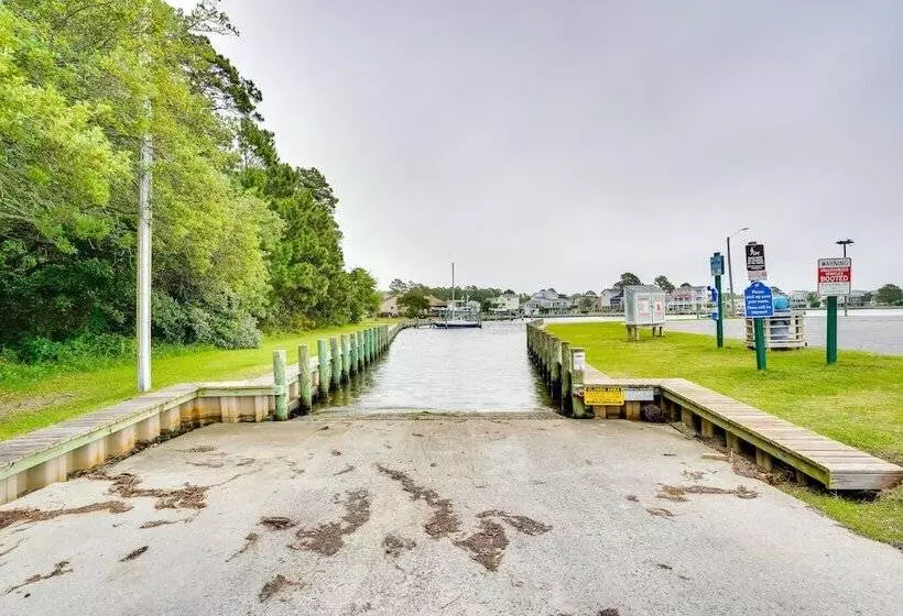 Waterfront Outer Banks Home W/ Beach Access