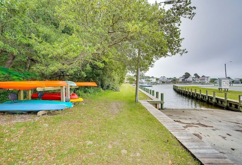 Waterfront Outer Banks Home W/ Beach Access