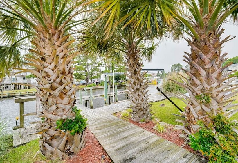 Waterfront Outer Banks Home W/ Beach Access