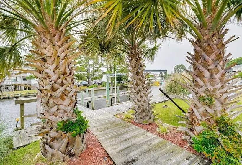 Waterfront Outer Banks Home W/ Beach Access