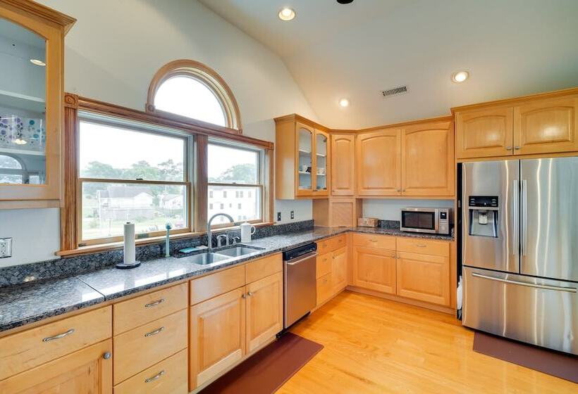 Waterfront Outer Banks Home W/ Beach Access