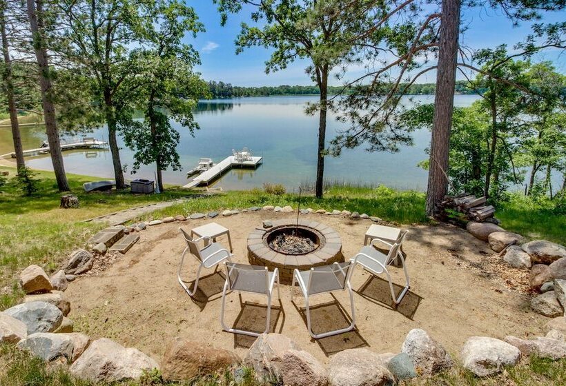 Waterfront Pequot Lakes Cabin: Fire Pit + Views!