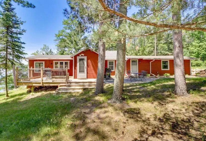 Waterfront Pequot Lakes Cabin: Fire Pit + Views!