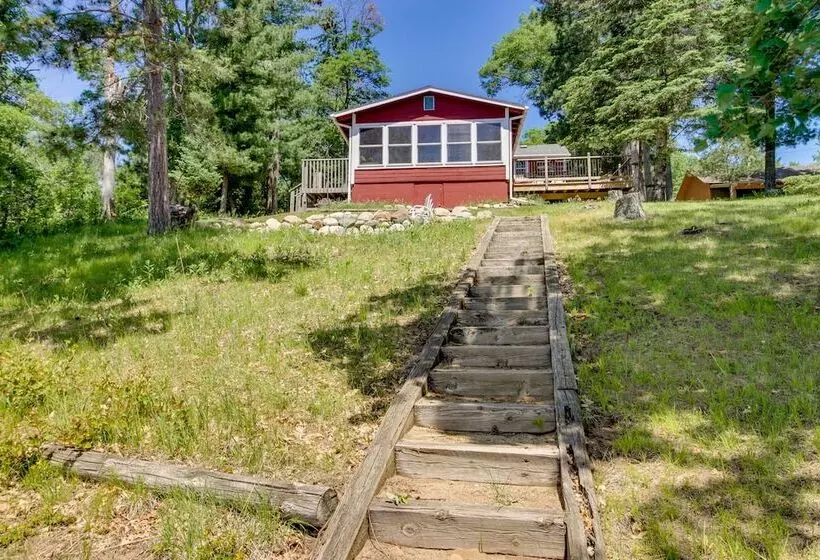 Waterfront Pequot Lakes Cabin: Fire Pit + Views!