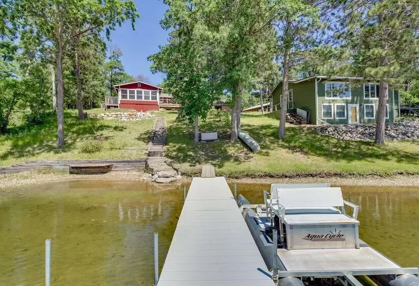 Waterfront Pequot Lakes Cabin: Fire Pit + Views!