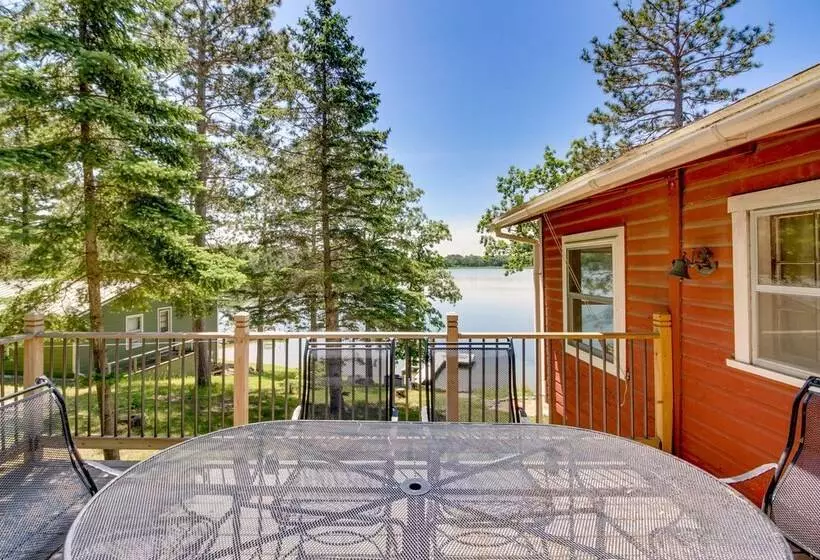 Waterfront Pequot Lakes Cabin: Fire Pit + Views!