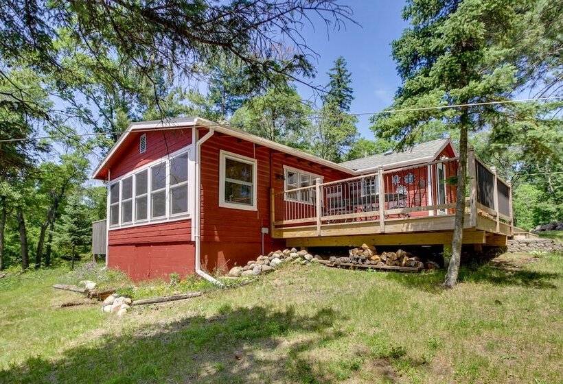 Waterfront Pequot Lakes Cabin: Fire Pit + Views!