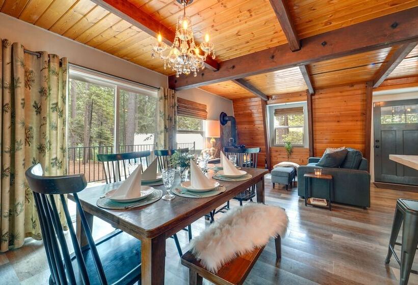Cozy Nevada City Cabin: Deck, Game Room, Fire Pit