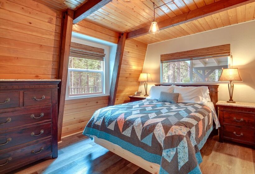 Cozy Nevada City Cabin: Deck, Game Room, Fire Pit