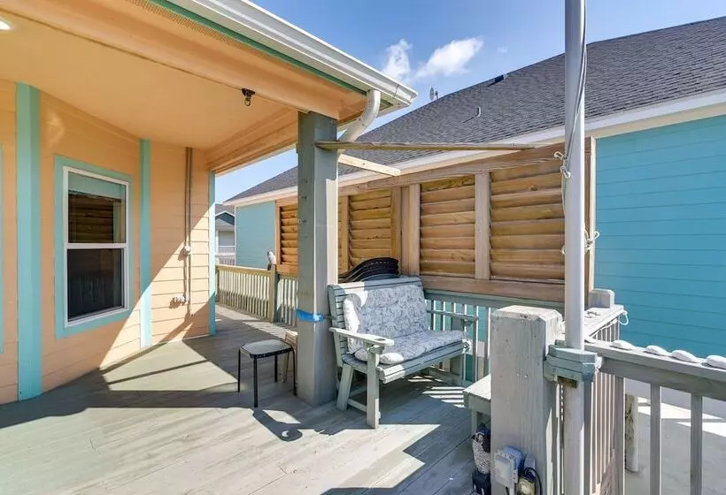 Ocean Views & Walk To Shore: Crystal Beach Home!