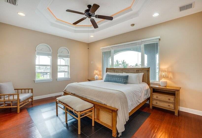 Pool & Boat Dock: Pet Friendly Cape Coral Home