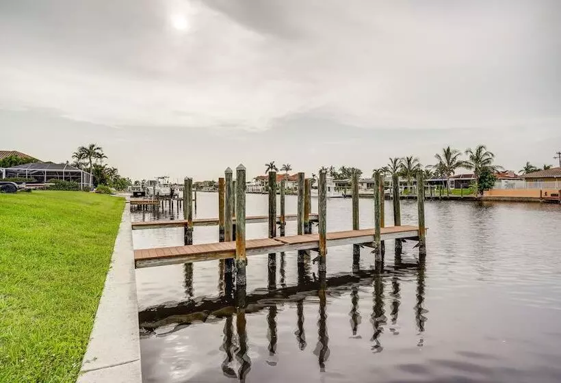 Pool & Boat Dock: Pet Friendly Cape Coral Home