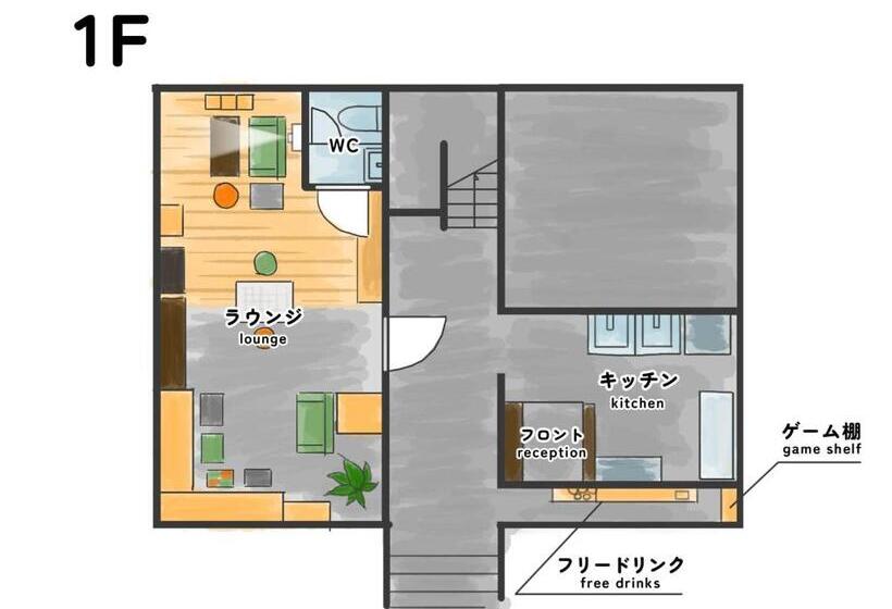 בית מלון כפרי We Home Hostel & Kitchen    Vacation Stay 46053v