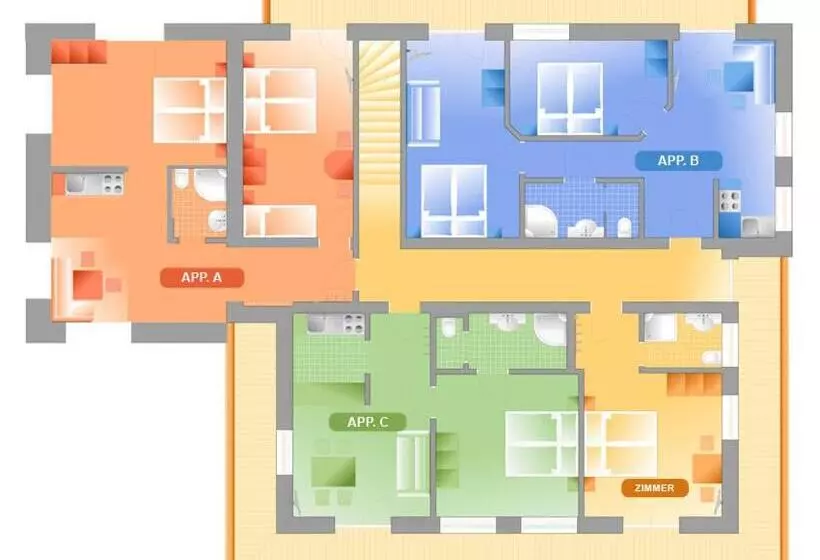 ペンション Ferienhaus Astrid