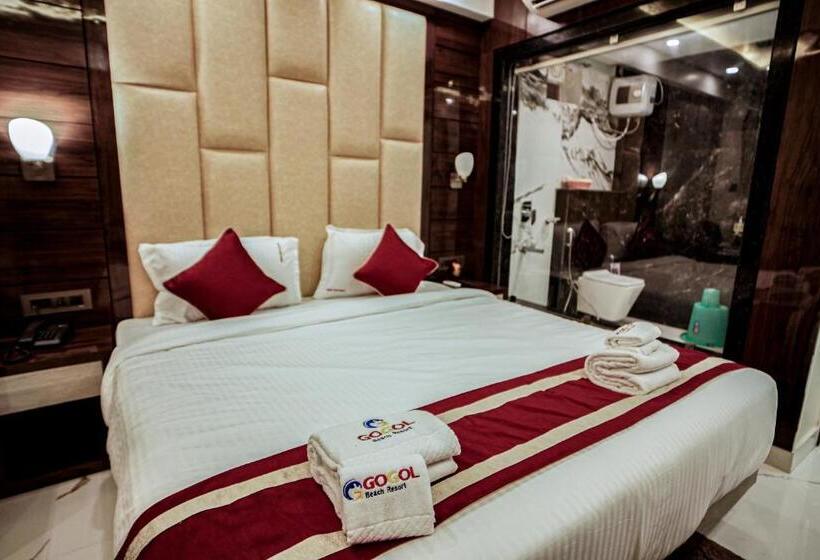 Gogol Beach Resort !! Luxury Room With Mesmerizing Sunset Views & Free Parking !!