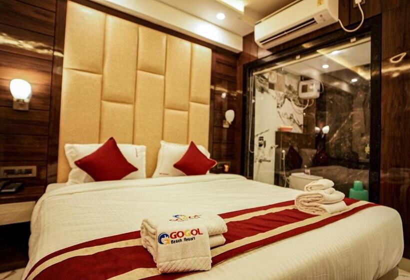 Gogol Beach Resort !! Luxury Room With Mesmerizing Sunset Views & Free Parking !!