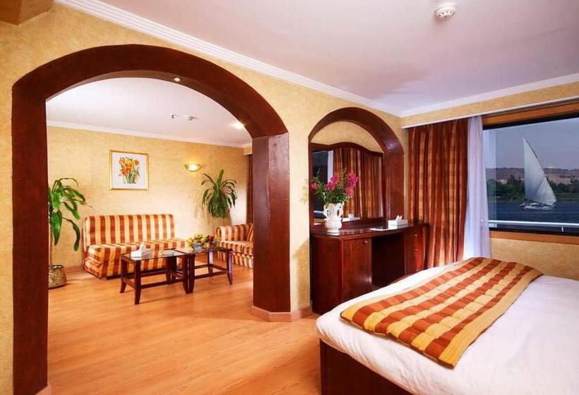 هتل Upper Sky Tours 5 Stars Nile Cruises Sailing From Luxor To Aswan Every Saturday & Monday For 4 Night