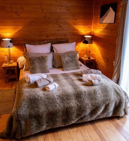 تختخواب و صبحانه Chambres Et Table D Hôtes Au Chalet Datcha