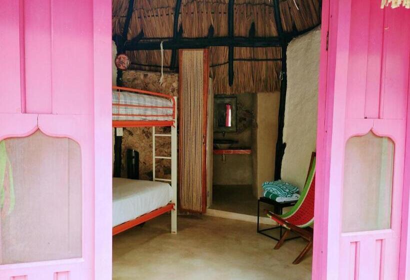 فندق Y Museo Aldea Maya Toktli Orígenes Casa Maya Melipona Alberca, Wifi Starlink, Tour Museo