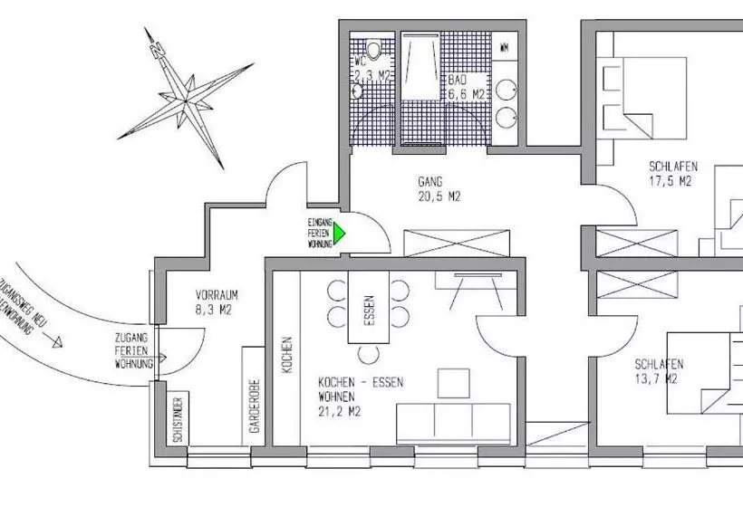 Hotelli Ferienwohnung Bergtraum