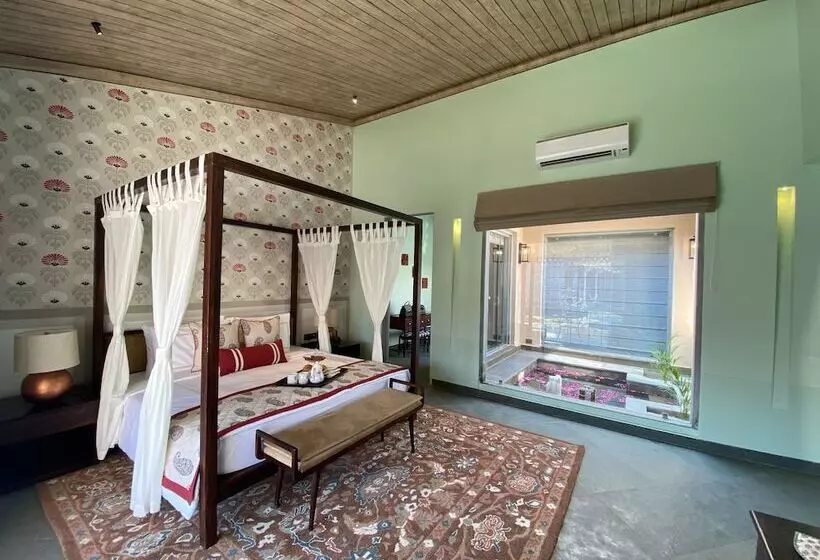 ホテル Brij Bageecha Jaipur   Private Villas With Plunge Pools