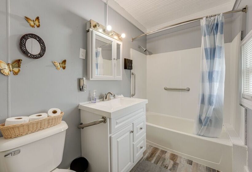 Centrally Located Albion Home With Screened Porch!