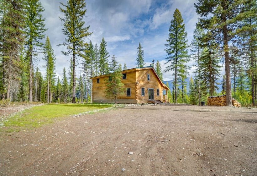 Secluded Cabin W/ Mtn Views ~ 33 Mi To Bigfork!