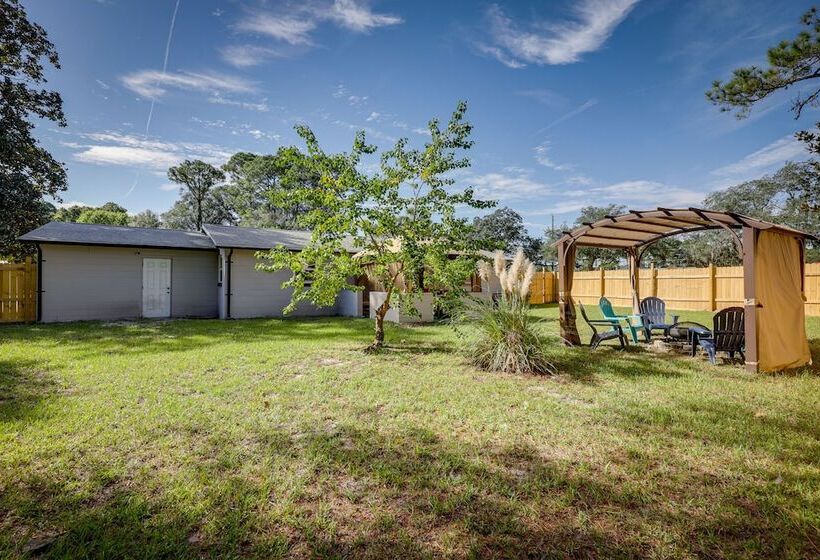 St Augustine Home W/ Fire Pit & Amenity Access!