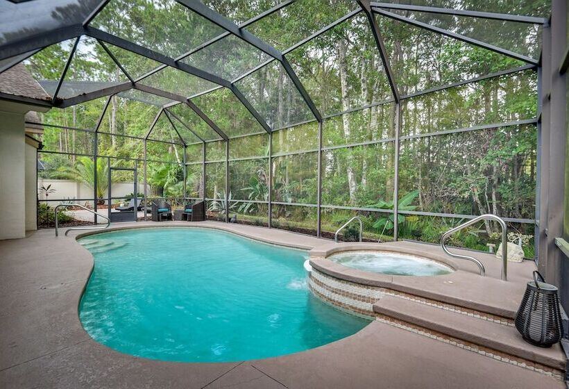 Breezy Palm Coast Golf Retreat W/ Pool + Lanai!