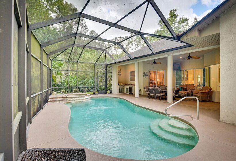 Breezy Palm Coast Golf Retreat W/ Pool + Lanai!