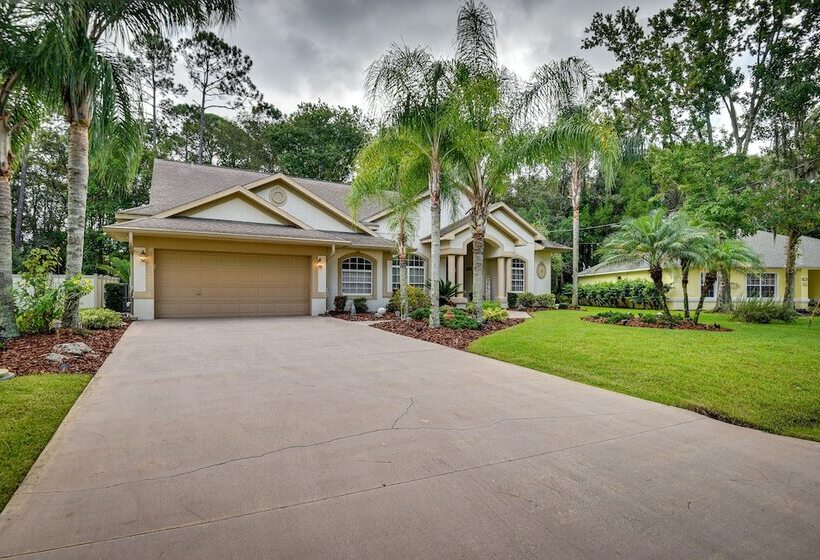 Breezy Palm Coast Golf Retreat W/ Pool + Lanai!