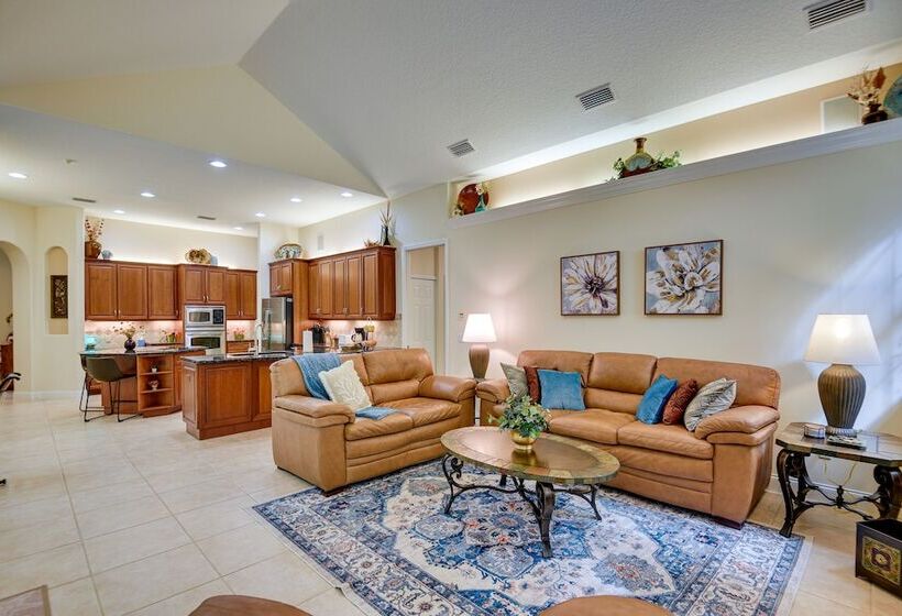 Breezy Palm Coast Golf Retreat W/ Pool + Lanai!